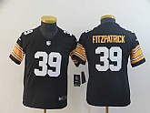 Youth Nike Steelers 39 Minkah Fitzpatrick Black Alternate Vapor Untouchable Limited Jersey,baseball caps,new era cap wholesale,wholesale hats